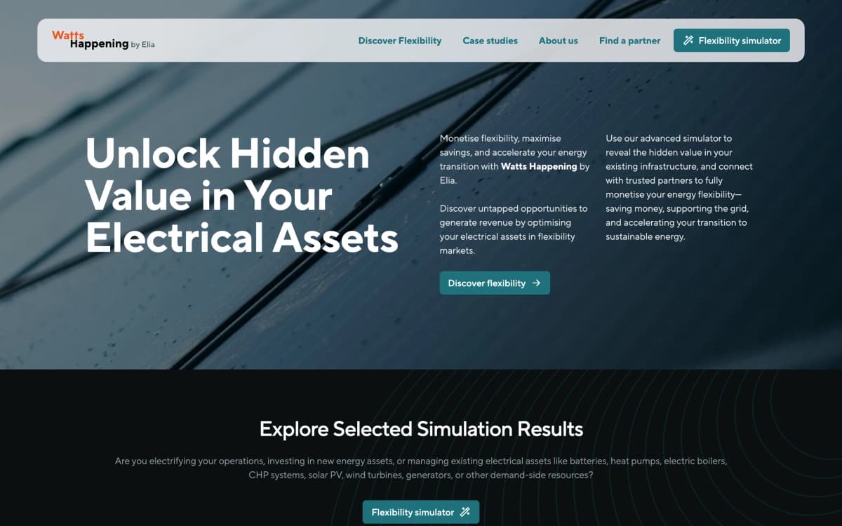 The Watts Happening by Elia website: unlock hidden value in your electrical assets