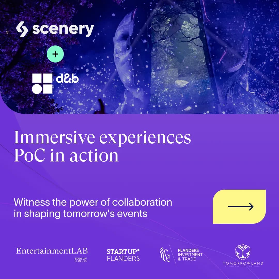 Social post: immersive experiences proof of concept in action with Scenery and d&b